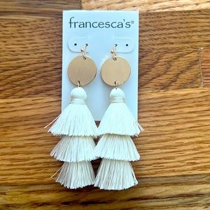 Francesca’s NWT tassel earrings